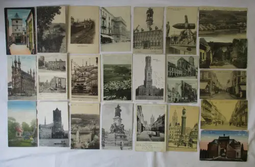 100 Ansichtskarten gelaufen als Feldpost im 1. Weltkrieg (149711)