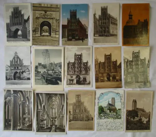 144991/42 Ak Seestadt Wismar Ortsansichten etwa 1900 bis 1950