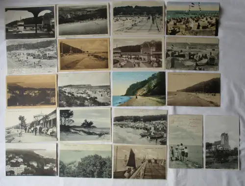 127189/40 Ak Ostseebad Göhren Ortsansichten etwa 1900 bis 1950