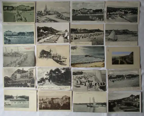 109528/56 Ak Ostseebad Heringsdorf Ortsansichten etwa 1900 bis 1950
