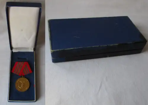 DDR Verdienstmedaille der Zollverwaltung in Gold im Etui (110657)