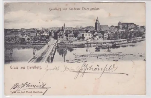 18114 Ak Havelberg vom Sandauer Thore gesehen 1902