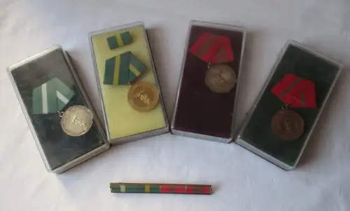 4 Orden DDR der Zollverwaltung im Etui (142821)