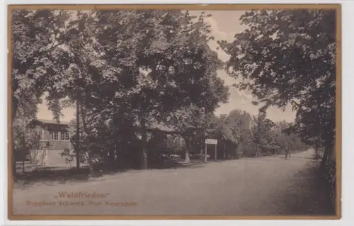 19894 Ak Ruppiner Schweiz Restaurant Waldfrieden (Post Neu-Ruppin) 1926