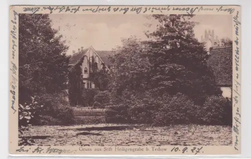 59747 Ak Gruss aus Stift Heiligengrabe b. Techow 1927