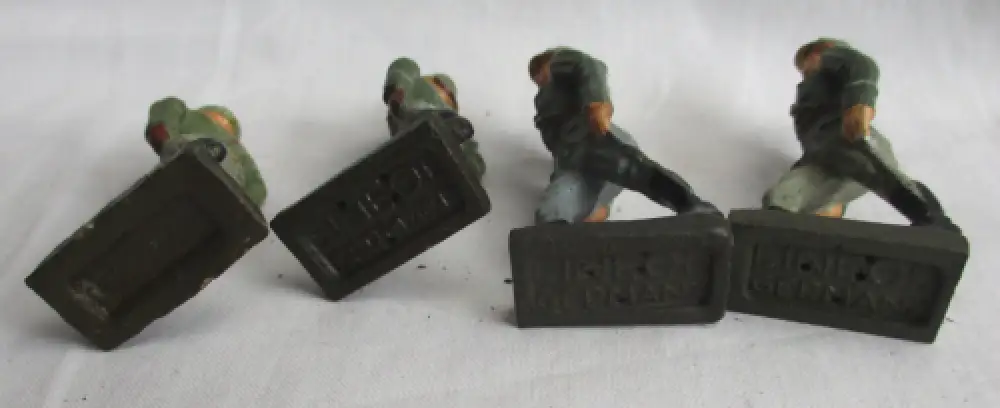 31 Lineol Elastolin Figuren 7,5cm Infanterie Schilderhaus Hundeführer (114774) 15