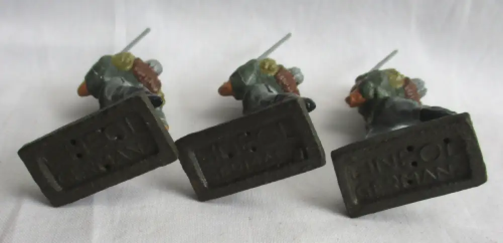 31 Lineol Elastolin Figuren 7,5cm Infanterie Schilderhaus Hundeführer (114774) 16