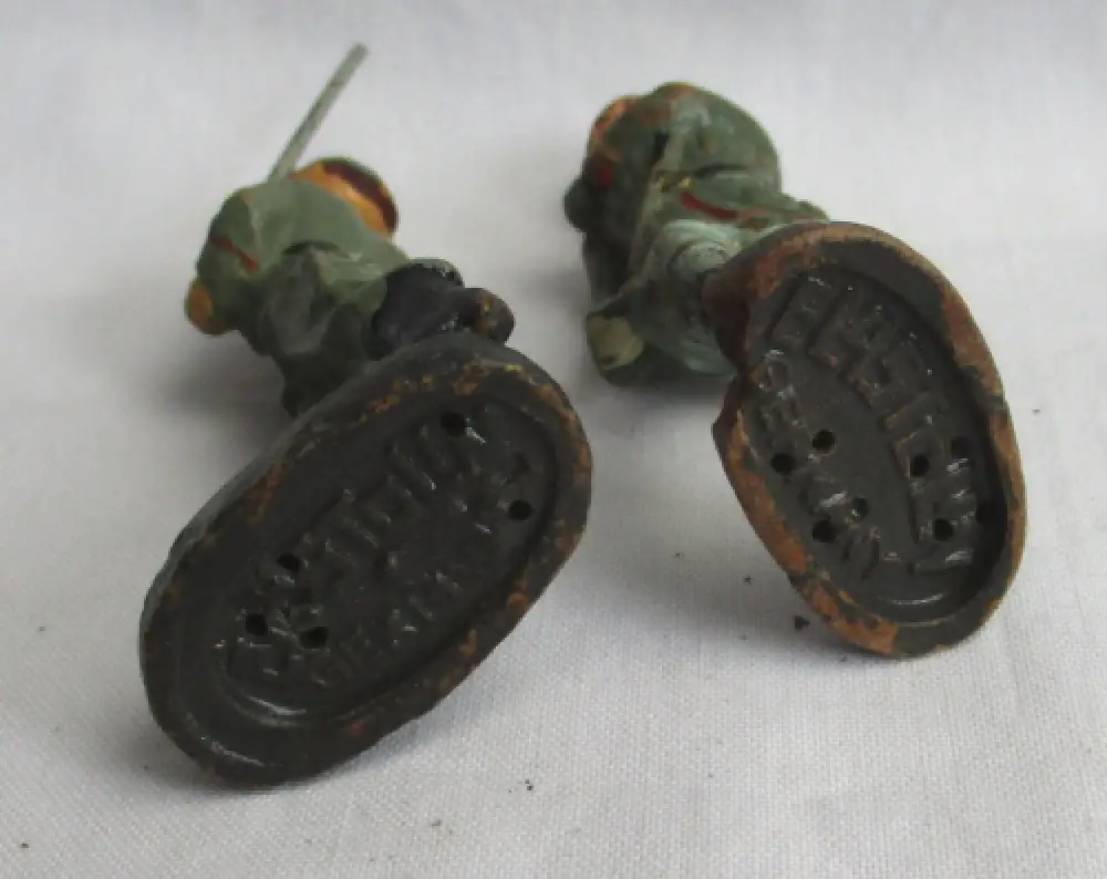 31 Lineol Elastolin Figuren 7,5cm Infanterie Schilderhaus Hundeführer (114774) 18