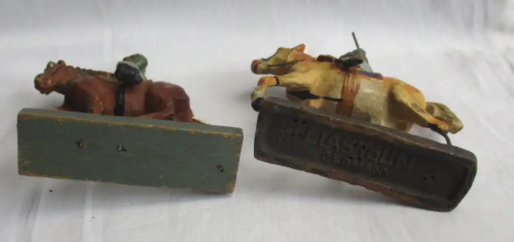 31 Lineol Elastolin Figuren 7,5cm Infanterie Schilderhaus Hundeführer (114774) 20