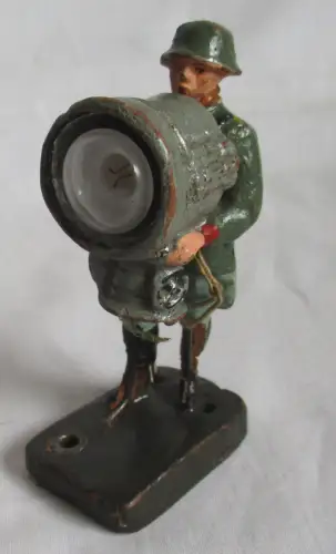 Lineol Soldat Masse Luftwaffe mit elektrischem Blinkgerät 2. Weltkrieg (110735)
