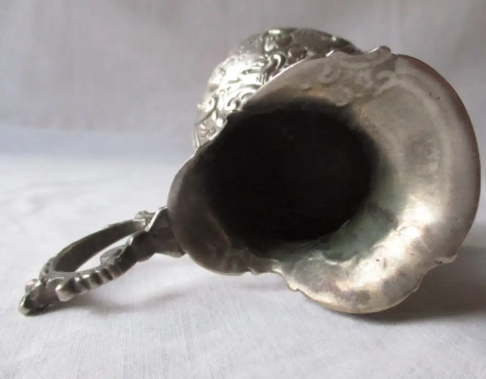 800er Silber Kaffee- und Teeservice Rokoko-Stil ca. 540g um 1900 (125420) 4