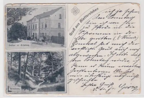 905440 Mehrbild Ak Gruss aus Blattersleben 1911