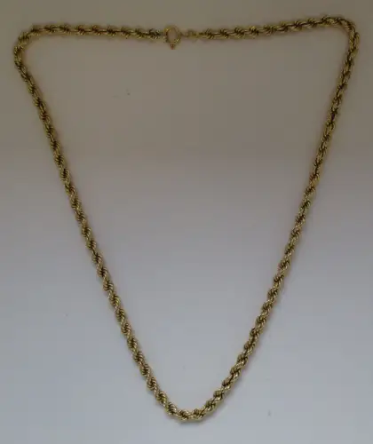 hübsche gedrehte Damen Hals Kette 333er Gold Länge 46 cm (124176)