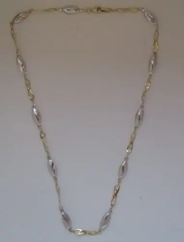 hochwertige 585er Gold Halskette Gliederkette Bi-Color (126143)