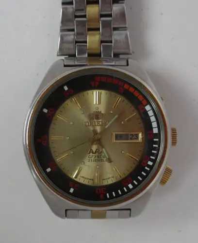 Japan Orient AAA Armbanduhr 21 jewels automatic Datumsanzeige Champ-1G (157145)