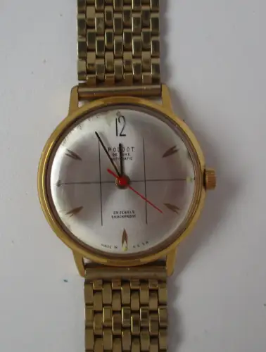 Armbanduhr Russland - Poljot de Luxe Automatic 29 Jewels um 1960 (152077)