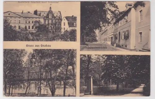 48305 Mehrbild Ak Gruss aus Gnadau. 1898