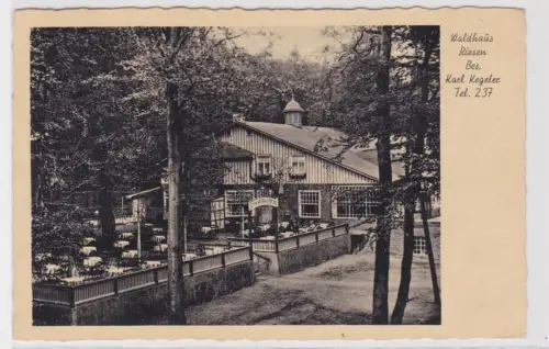 92266 Ak Weferlingen Waldhaus Riesen Bes. Karl Kegeler 1942