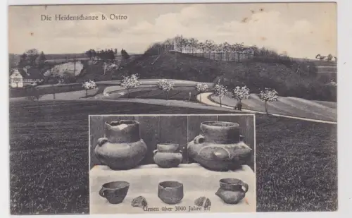 91717 Ak Die Heideschanze bei Ostro um 1930