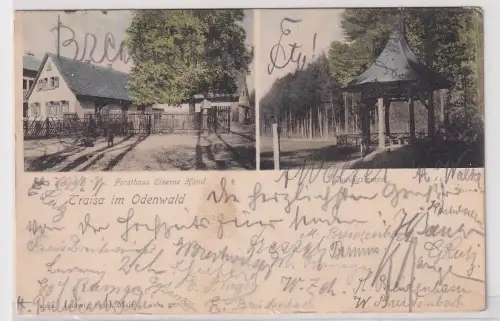 48292 Mehrbild Ak Traisa im Odenwald Forsthaus eiserne Hand 1903