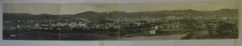 94518/4fach Klapp Ak Blankenburg Harz Gesamtansicht um 1910