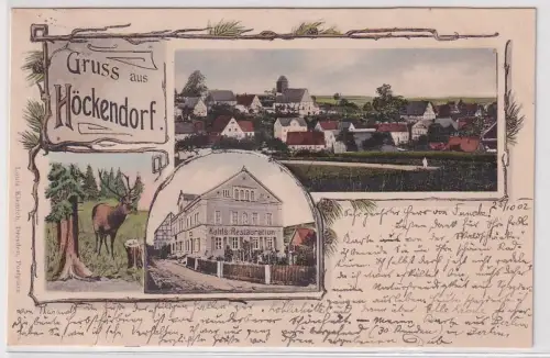 15011 Mehrbild Ak Gruß aus Höckendorf Kohls Restauration 1902