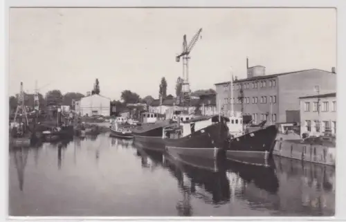 99462 Foto Ak Brandenburg (Havel) Hafen 1961