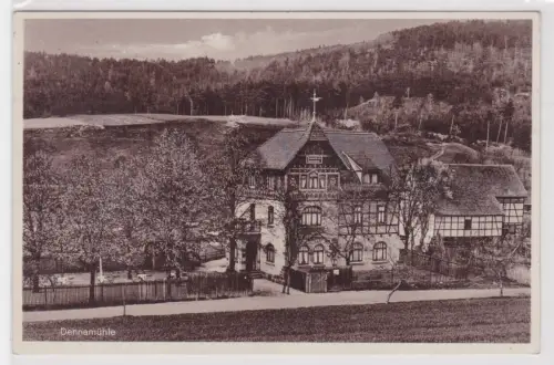 11409 Ak Dehnamühle Gasthaus, Post Kahla Land 1938