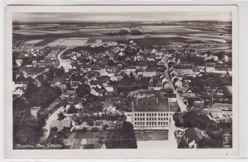 07253 Foto Ak Brandis Bez. Leipzig Fliegeraufnahme 1939
