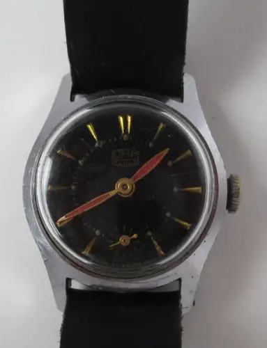 UMF Ruhla Armbanduhr Kaliber 54 Handaufzug 50er Jahre (153498)