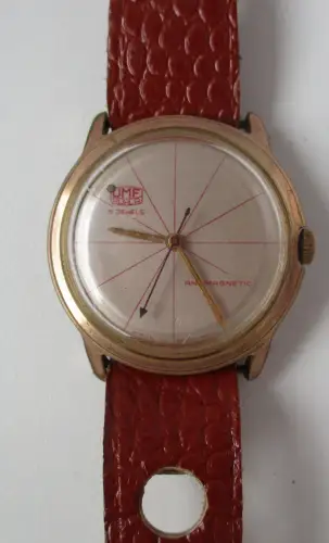 UMF Ruhla Armbanduhr Kaliber 23 Handaufzug 50er Jahre (158390)