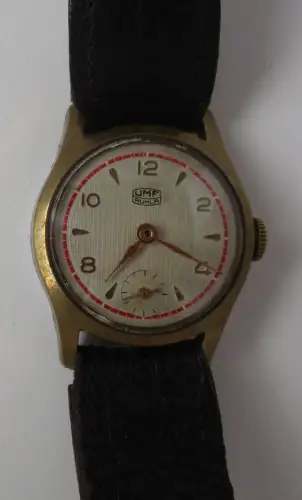 UMF Ruhla Armbanduhr Kaliber 54 Handaufzug 50er Jahre (159889)