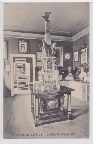 41757 Ak Schönhausen a.d. Elbe. Bismarck-Museum Innenansicht 1906