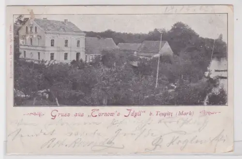 54602 Ak Gruss aus "Tornow´s Idyll" bei Teplitz (Mark) 1902