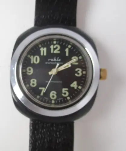 Ruhla Eurochron Armbanduhr Handaufzug tropicalized 39 mm (152915)