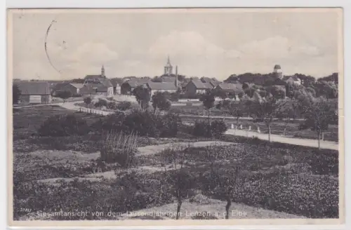 63899 Ak Gesamtansicht von dem tausendjährigen Lenzen an der Elbe 1929
