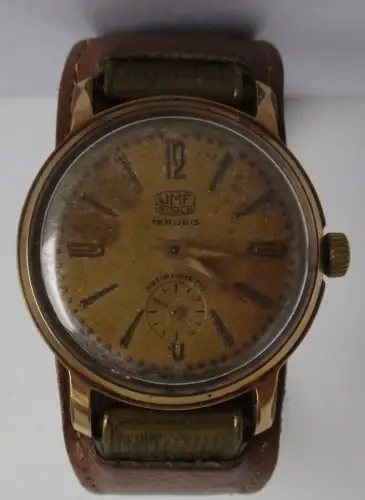 UMF Ruhla 15 rubis Armbanduhr Handaufzug 33,7 mm (163561)