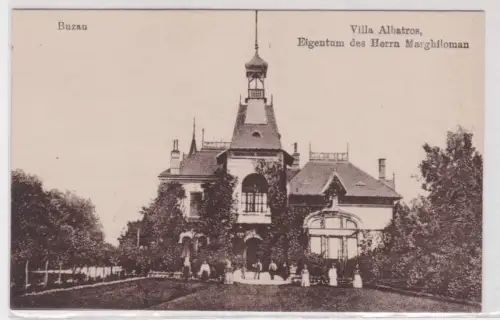 54163 Ak Buzău Runmänien Villa Albatros um 1910