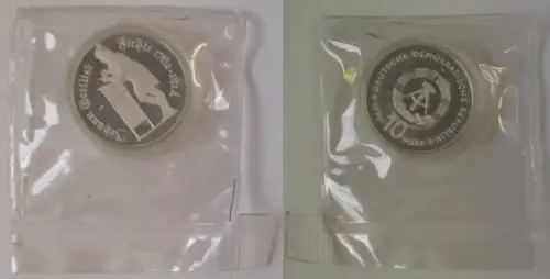 DDR Gedenk Münze 10 Mark 1990 Johann Gottlieb Fichte 1762-1814 PP (105246)