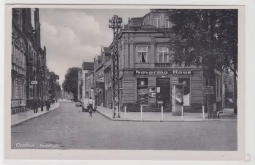 48937 Ak Genthin. Poststraße. um 1940