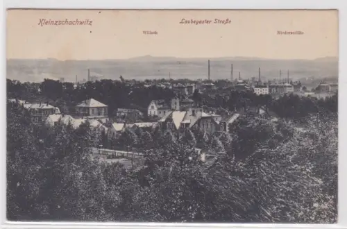 903304 Ak Kleinzschachwitz. Laubegaster Straße. Wilisoh, Niedersedlitz. 1925