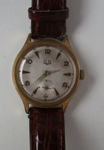 GUB Glashütte Herren Armbanduhr Handaufzug Kaliber 60 (159747)