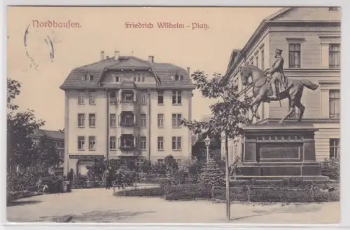 47214 Ak Nordhausen. Friedrich Wilhelm - Platz. 1909