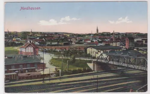 71705  Ak Nordhausen. Totalansicht. um 1914