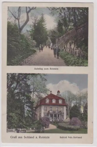 35885 Mehrbild Ak Gruß aus Sohland a. Rotstein. 1930