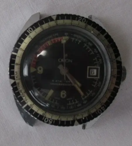Orion Armbanduhr Handaufzug Taucheruhr Ebauche Bettlach 38 mm (150244)