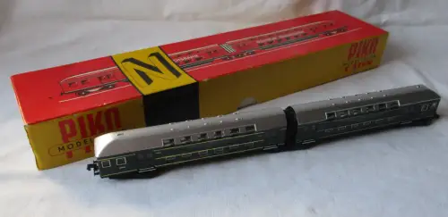 PIKO Spur N 5/4137 Doppelstockwagen Doppelstockzug der DR mit OVP (124091)