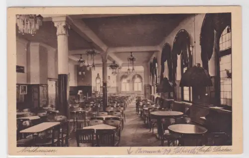 50037 Ak Nordhausen Café Dietze 1926