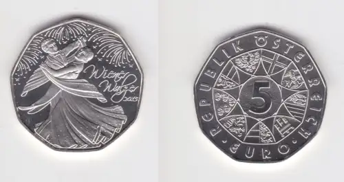 5 Euro Silber Münze Österreich Neujahrsmünze 2013, Wiener Walzer (139648)