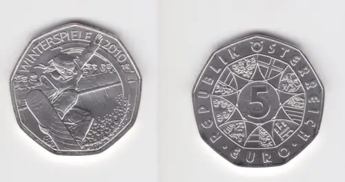 5 Euro Silber Münze Österreich Winterspiele 2010 – Snowboard (132468)